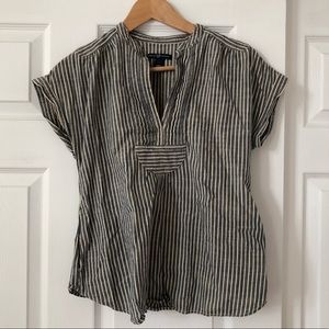 Gap striped denim top